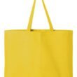 Softball & Baseball Stitches Coquette Canvas Jumbo Tote
