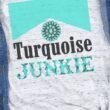 Turquoise Junkie Unisex V-Neck Tee