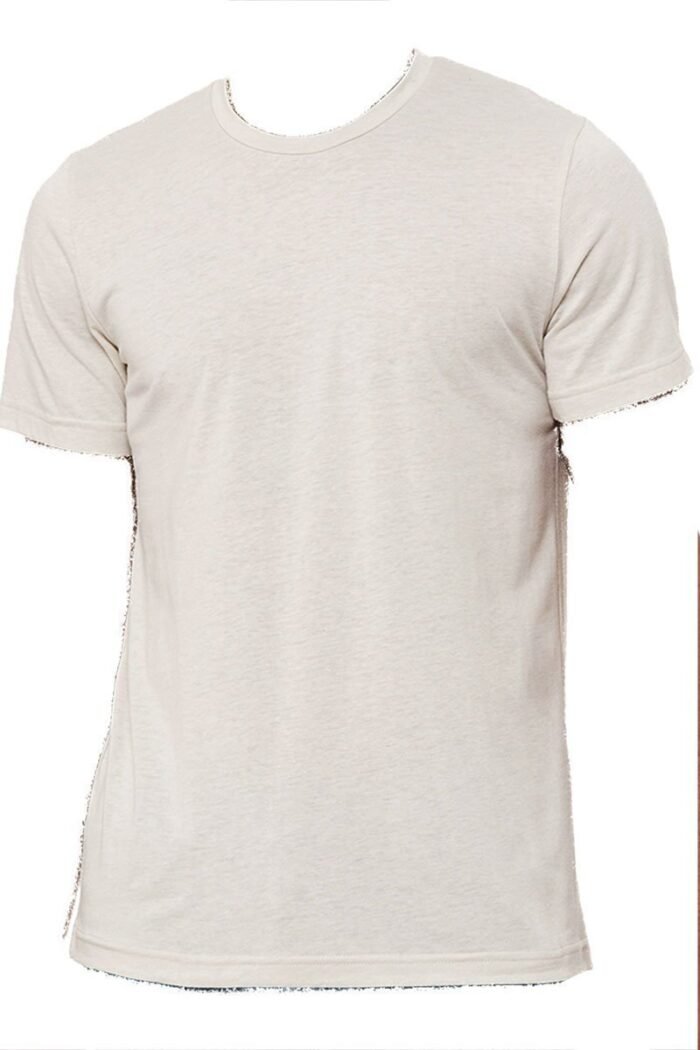 Bunny With Glasses Leopard Tri-Blend Short Sleeve Tee