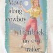 Move Along Cowboy Tri-Blend Short Sleeve Tee