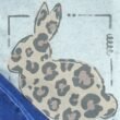 Doodle Bunny Leopard Tri-Blend Short Sleeve Tee