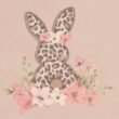 Floral Easter Bunny Tri-Blend Short Sleeve Tee