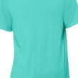 Bunny With Glasses Leopard Tri-Blend Short Sleeve Tee