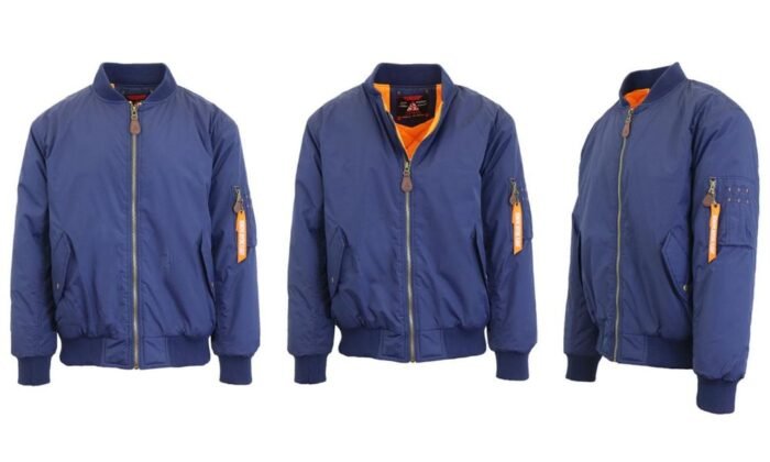 Men's Heavyweight MA-1 Flight Bomber Jacket