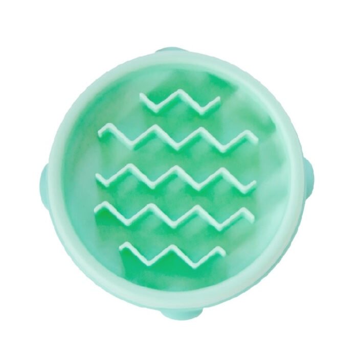 oh67829_fun-feeder_tiny_mint.jpg Outward Hound Cat Fun Feeders Green Small