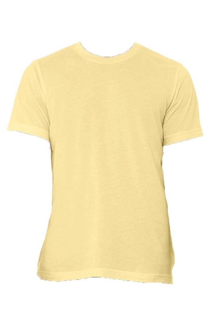 Lightning Cheetah Happy Face Tri-Blend Short Sleeve Tee