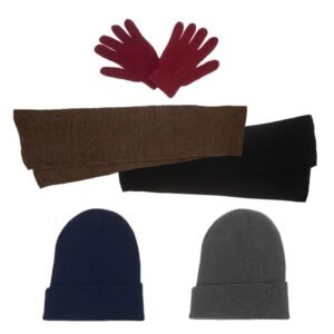 unisex_winter_gloves_scarf_beanie_i_427255.jpg Unisex Winter Gloves, Scarf, Beanie In 5 Assorted Colors