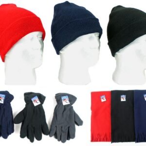 v374300958_s.jpg Cuffed Winter Knit Hats, Men's Fleece Gloves, And Assorted Scarves