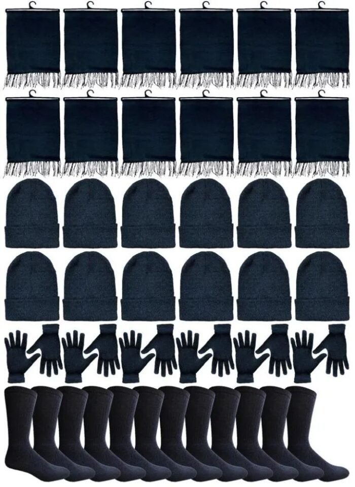 winter_bundle_care_kit_for_men_4_pi_423557.jpg Yacht & Smith Thermal Bundle Care 4 Pack Combo Set, Hat, Glove, Scarf, Sock